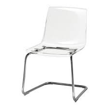 Tobias Chair Clear Chrome Plated Ikea In 2020 Transparent Chair Ikea Chrome Plating