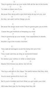 Teenagers Chords Guitar Chords For Songs Ukulele Songs Ukulele Chords Songs