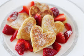 Heart Shaped Buttermilk Pancakes Romantic Breakfast Breakfast Pictures Valentines Breakfast