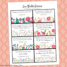 Valentine's day love & hugs! 8 Bible Verses About Love Free Printable Cards Graceful Little Honey Bee