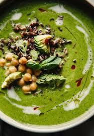 Coconut Green Soup With Celery Kale Ginger Green Soup Ginger Recipes Greens Recipe