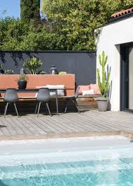 Deco Jardin Avec Piscine Un Exterieur Toulousain Sublime En Couleurs Cote Maison