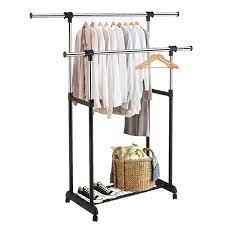 Maybe you would like to learn more about one of these? Double Rail Rolling Garment Rack Adjustable Clothes Drying Hanger Laundry Rack Walmart Canada