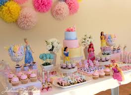 Make It A Purple Princess Party And Set Up The Cake Table With The Princess Barbies Princess Theme Birthday Party Princess Theme Birthday Princess Theme Party