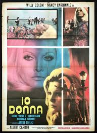 IO DONNA poster manifesto Nancy Cardinale Willy Colom Femminismo E51