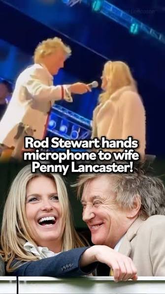 Rod Stewart And Denise Welch Interview