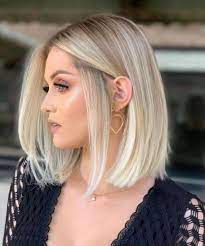 Ash Blonde Bob Wig Short Blonde Shadow Root Lace Front Wig Blonde Human Hair Wig In 2021 Hair Styles Short Hairstyles For Thick Hair Short Hair Styles