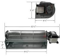 Castle Pellet Stove Convection Blower: 21565-AMP