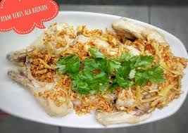 Resep Hainan Chicken Phak Cam Kee Ayam Rebus Ala Hakka Oleh Finny Puspitasari Muwarman Resep Makanan Ayam Resep Ayam Resep