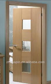 New Design Contemporary Glass Insert Wood Interior Doors View Glass Insert Wood Interior Doors Huapin Wood Doors Interior Doors Interior Internal Glass Doors