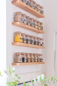 Diy Floating Spice Rack Little House On The Corner Kitchen Design Diy Kitchen Decor Inspiration Floating Shelves Diy