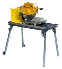 Der tisch kann man schräg kippen. Steintrennmaschine Nassschneider D14