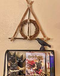 Deathly Hallows Home Decor Harry Potter Gifts Diy Harry Potter Decor Harry Potter Diy