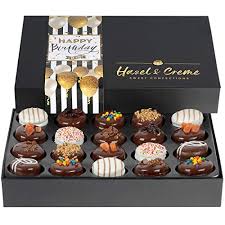 Gift baskets are a versatile gift to show the recipient that you're thinking about them. Buy Hazel Creme Birthday Food Gift Baskets Happy Birthday Cookies Chocolate Covered Cookies Gourmet Food Gifts Extra Large Gift Box Online In Indonesia B07zsg3wcg