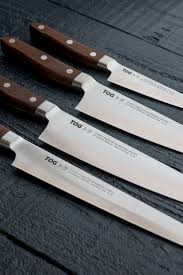 Set Of Four Tog Chef Knives Petty Santoku Gyuto Sujihiki These Are Japanese Steel Very Sharp Extraordinary Kitchen Knives 요리