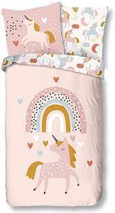 Bettwäsche teenager finden sie hohe qualität teen bettwäsche hersteller und alibaba com bietet appy linen. Aminata Kids Bettwasche Einhorn 135 X 200 Madchen Kinder Baumwolle Jugendliche Teenager Einhornbettwasche Mit Reissverschluss Einhorn Motiv Kinder Bettwasche Set Pferde Motiv Beige Amazon De Kuche Haushalt