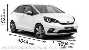 Average length of honda fit. Dimensions Of Honda Cars Showing Length Width And Height