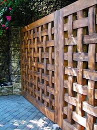 6′ cedar framed fence with newport caps. 30 Fancy Wooden Fence Styles And Designs With Pictures