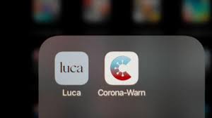 Corona extra logo, colored, svg. Corona Pandemie Corona Warn App Mit Qr Code Was Ist Anders Als Bei Der Luca App Augsburger Allgemeine