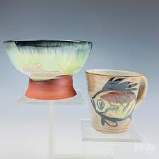 Merritt Island Pottery Compote Dish Coffee Cup Mug