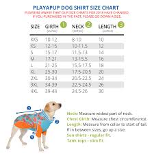 Playapup Dog Sun Protective Lightweight Shirts For Male Dogs Upf 50