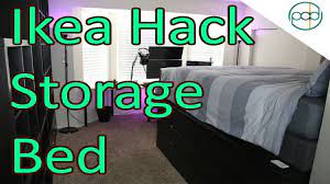 See more ideas about upholstered footstool, footstool, upholster. Diy Ikea Hack Super Storage Bed Youtube