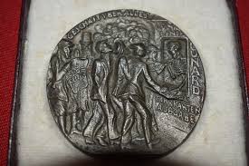 ww1 sinking of the lusitania medallion sold