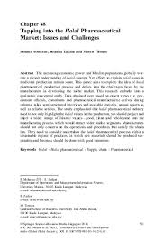 Consumer demand on food has also changed considerably. Pdf Tapping Into The Halal Pharmaceutical Market Issues And Challenges Nur Abidah Academia Edu