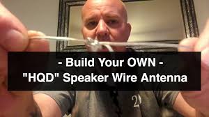 My only concern is that it is 4 ohm. How To Make A Ham Radio Speaker Wire Antenna Youtube