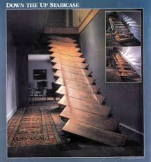 There are so many ways to update stairs — take up the carpet, use a runner, paint, restain, replace the railing, build a new banister/newel post, add fabric, to name a few — but not all of them are fun like erin's stairs are now. Stairs That Go Up Slide That Goes Down Fun Now Imagine If The Switch That Turned These Stairs Into A Slide Build My Own House Building A House Stair Remodel