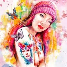 After The Rain, Painting by Vanessa Chyi