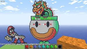 With the tricks in this tutorial it should be easy to build. How To Make Pixel Art In Minecraft Pixel Art Art Game Art