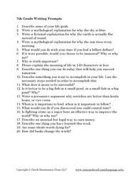 7th Grade Writing Prompts Pdf Language Arts Printables Writing Prompts For Kids 7th Grade Writing Prompts Writing Prompts