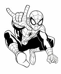 Spiderman Coloring Book Page Spiderman Coloring Superhero Coloring Marvel Coloring