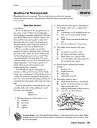 It is the narrating part where the reader's follow. 32 Author Point Of View Worksheet Worksheet Resource Plans