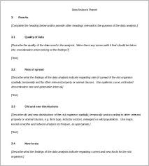 Analytical Report Template Word New Data Analysis Template 11 Word Pdf Format Download Templates Example Templates E Report Template Data Analysis Analysis