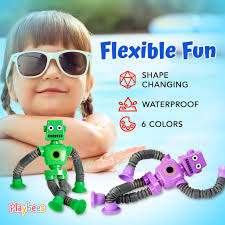 Amazon.com: Telescopic Suction Cup Robot Toys 12-Pack Shape Changing  Educational Fidget Toys Sensory Toys ADHD Autistic Stimulating Creative  Learning ...