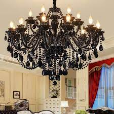 As an example, a reasonably artsy a new soft can be essential for a dining room chandelier. Black Chandelier Living Room Crystal Chandelier Light Dining Room Bedroom Hanging Lamp Villa Hotel Glass Crystals For Chandelier Chandeliers Aliexpress