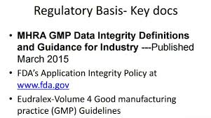 Data Integrity All About Drugs