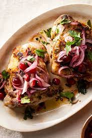 Turkey Thighs With Pickled Cranberries And Onions For Two Recipe Recipe Turkey Thighs Recipes Thanksgiving Recipes