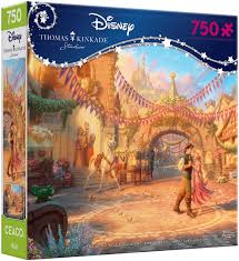 This item is in the category toys & hobbies\puzzles\contemporary puzzles\jigsaw. Ceaco Rapunzel Disney Thomas Kinkade 750 Piece Puzzle I Love Puzzles