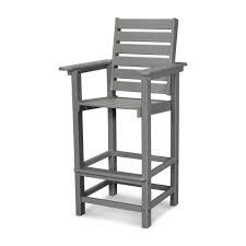 Standing a lofty 49 inches high overall, with a seat height of 29 1/2 inches, the polywood® polyresin captain 49 bar chair from outdoor furniture plus is the perfect size, whether you're using it for a. Polywood Captain Bar Chair Ccb30 Polywood Official Store