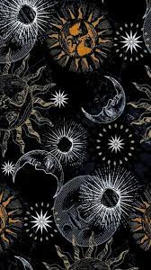 Wallpaper Backgrounds Fondosdepantalla Moon Night Universe Stars Sun Wallpaper Abstract Art