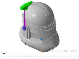 Commander Wolffe Helmet 3d Printing File For Cosplay Helmet