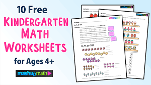 Kindergarten math worksheets in pdf printable format. 10 Free Kindergarten Math Worksheets Pdf Downloads Mashup Math