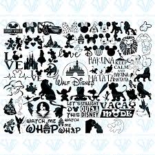 Download Disney Bundle Silhouette Svg Files For Silhouette Files For Cricut Svg Dxf Eps Png Instant Download Disney Silhouettes Disney Font Free Disney Silhouette