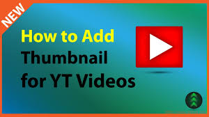 Click edit thumbnail and choose the thumbnail from your gallery. How To Add Thumbnail Image To Youtube Videos Youtube