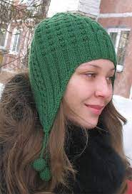 Free Knitting Pattern For Waffle Earflap Hat Hat Knitting Patterns Knitted Hats Knitting Patterns Free Hats