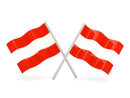 You can now download for free this austria flag icon transparent png image. Two Wavy Flags Illustration Of Flag Of Austria