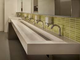 200 Fifth Ave Trough Sink Trough Sink Restroom Design Public Restroom Design